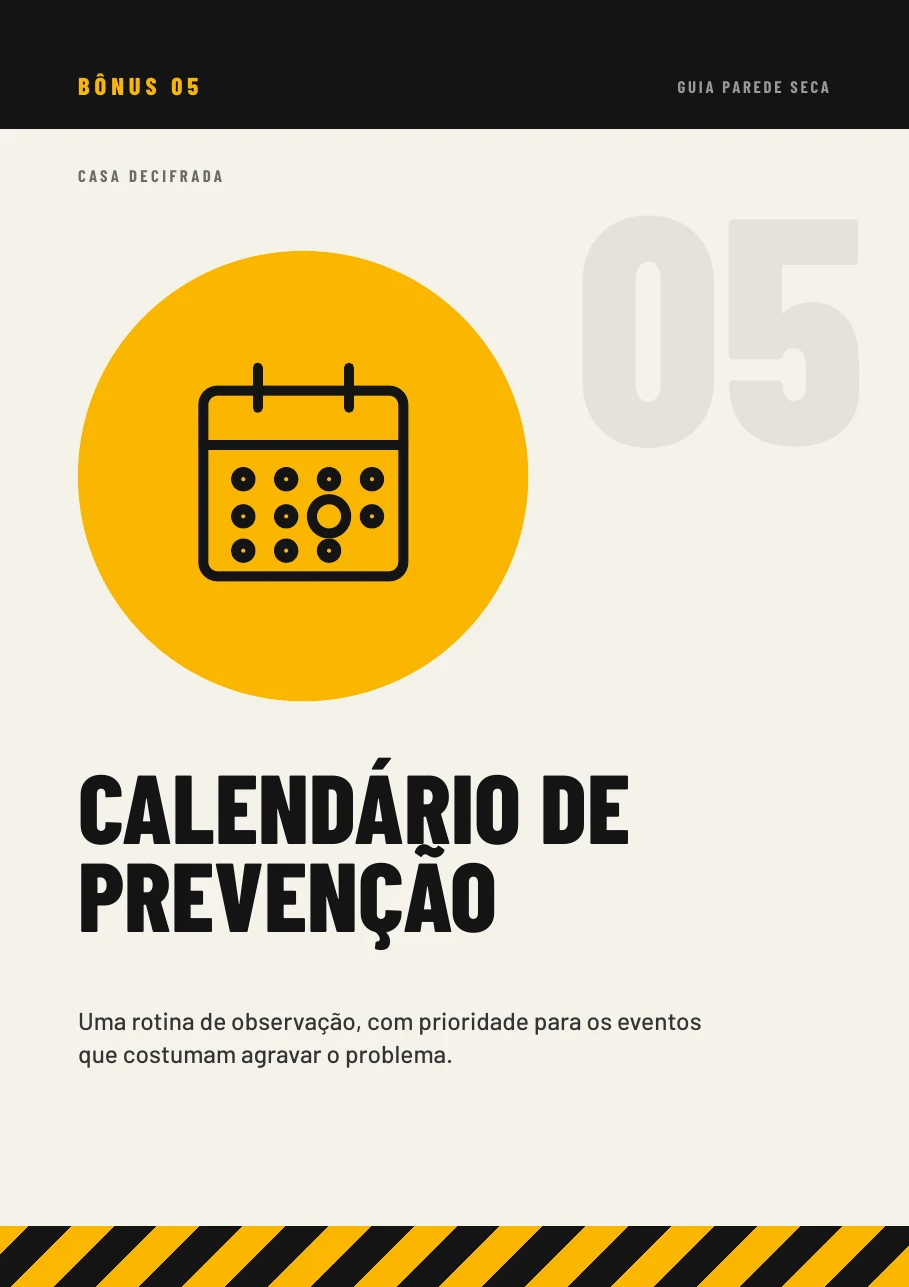 Calendário de Prevenção